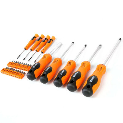 Jogo 29 peças Chave de Fenda/Phillips e Bits - FORTGPRO-FG8192