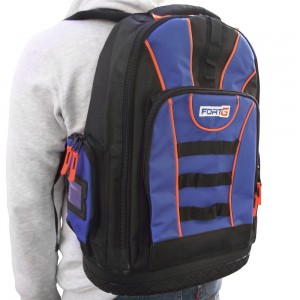 Mochila em Lona Reforçada para Ferramentas 37cm com Fundo Plástico FG8998