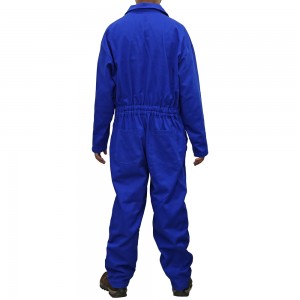Macacão Industrial Brim Pesado Azul Manga Longa Tamanho M - FORTG-MACL-M