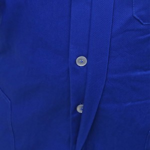 Macacão Industrial Brim Pesado Azul Manga Longa Tamanho G - FORTG-MACL-G