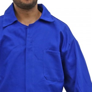 Macacão Industrial Brim Pesado Azul Manga Longa Tamanho G - FORTG-MACL-G