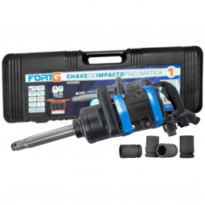 Chave Parafusadeira de Impacto 1 Polegada High Torque 4200 Nm com Gatilho Interno Maleta e 4 Soquetes FG3500U