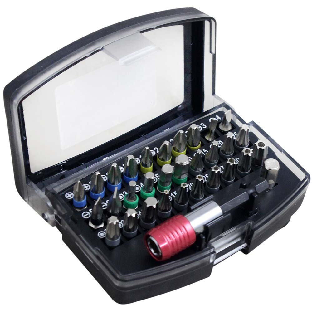 Jogo de Bits Encaixe de 1/4 Pol. com 32 Peças - FORTGPRO-FG8740